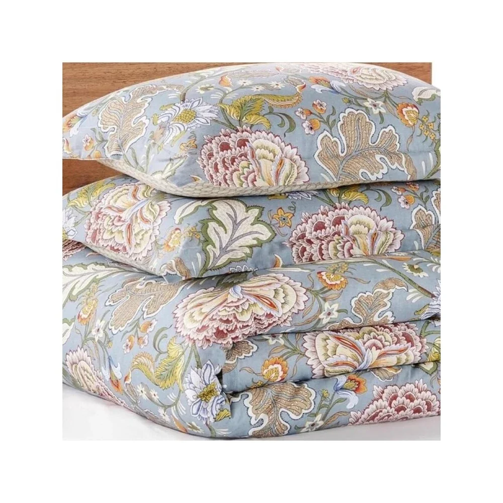 🆕 PB Style Floral Queen Duvet Cover 3 piece Set Cotton Bedding Soft Luxury NEW